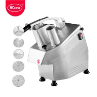 vegetable cutter machine electric potato chips slicer friut cheese cutter with 5 discs blades for commercial zica zlc 300