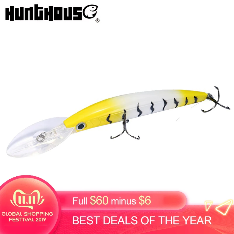 Блесна hunthouse кристальная блесна глубокое погружение искусственные морские