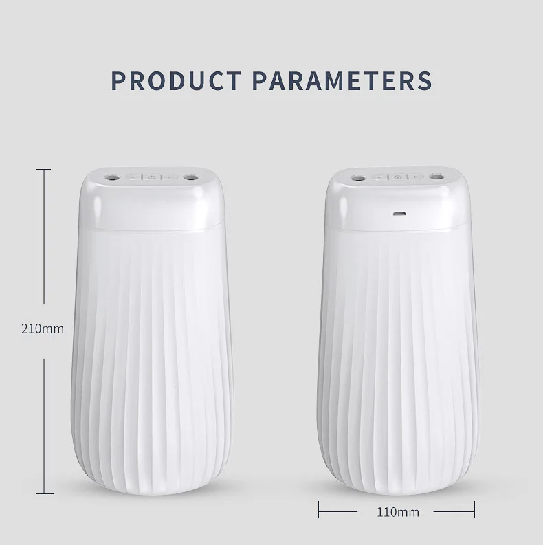 

USB Double-hole Humidifier Desktop Silent Breathing Light Office Moisturizing Nano-fine Mist Maker Large-capacity HumidIfier