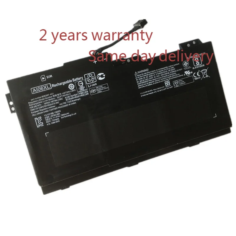 

Original AI06XL Laptop Battery For HP ZBook 17 G3 T7V62ET V1Q00UT X9T88UT HSTNN-LB6X C86C 808397-421 808451-001