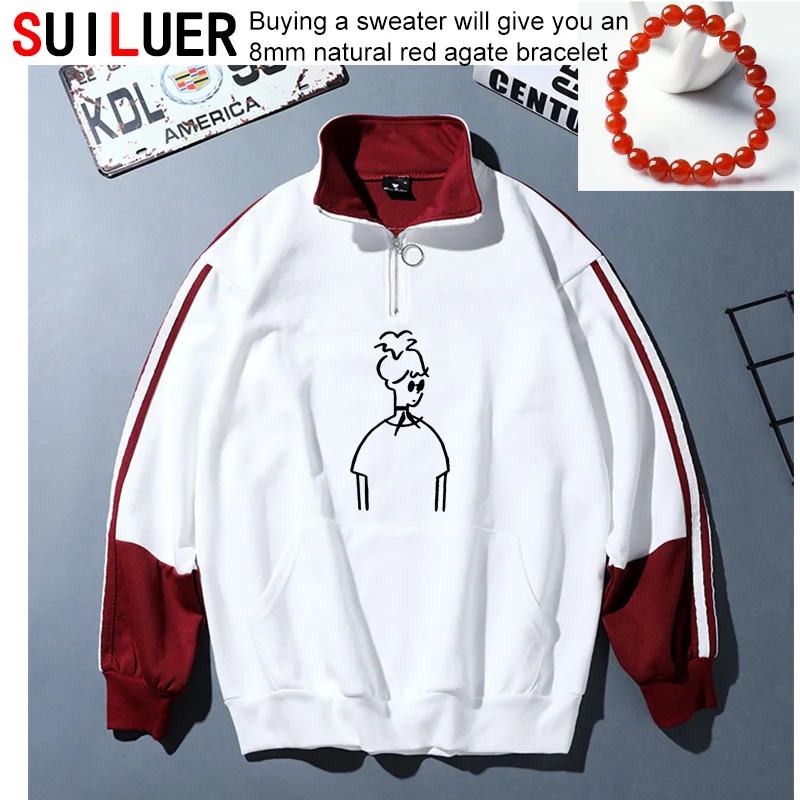 

Hand painted Stupidly Standing On The Road Women Sweatshirts Sports Pullovers Fitness 100% Cotton Hoodies Oversizes SL-293