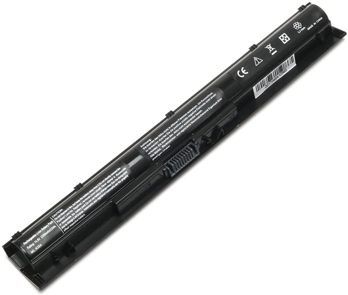 

Аккумулятор для ноутбука 14,8 V K104 KI04, 800049-001, фотосессия для HP Pavilion N2L84AA HSTNN-DB6T 14-ab007la 15-an005TX