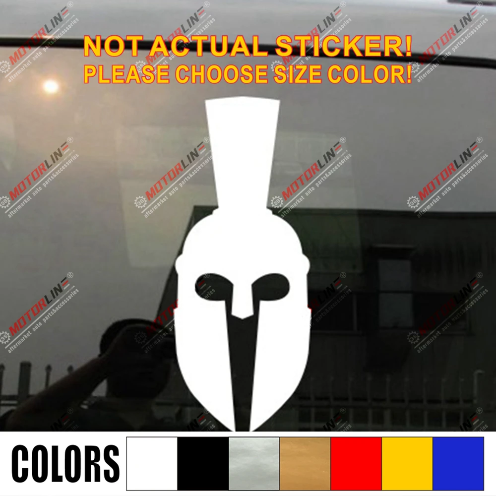 Спартанская маска спартанская наклейка автомобильная виниловая разрезанная