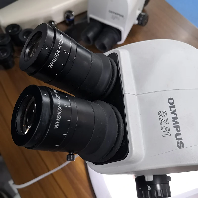 OLYMPUS SZ51 WHS10X H22 стереоскопический микроскоп с оригинальным окуляром Новый