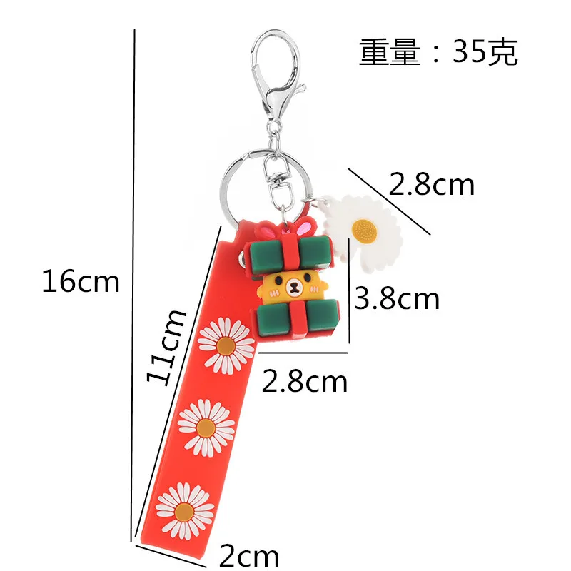 

Creative Bear Keychains Cartoon Cute Lovely Bear Gift Children Bag Pendant Keyring Student Lovers Holiday Gifts