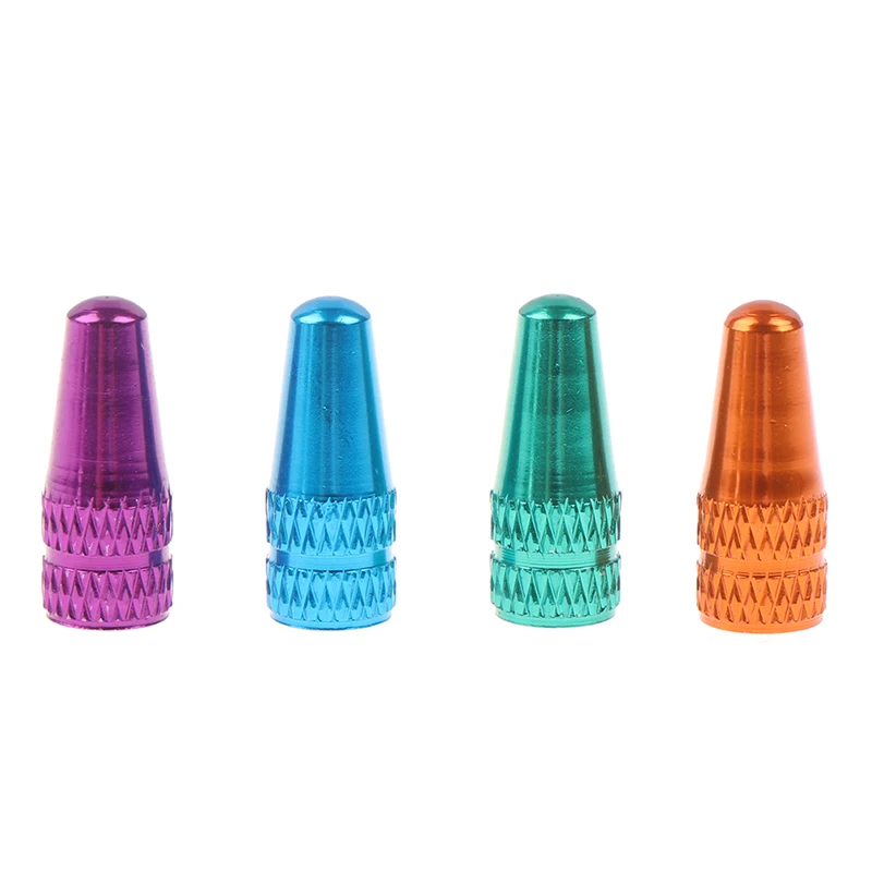 Бескамерный колпачок для велосипеда из алюминиевого сплава колес 4 шт. на клапан