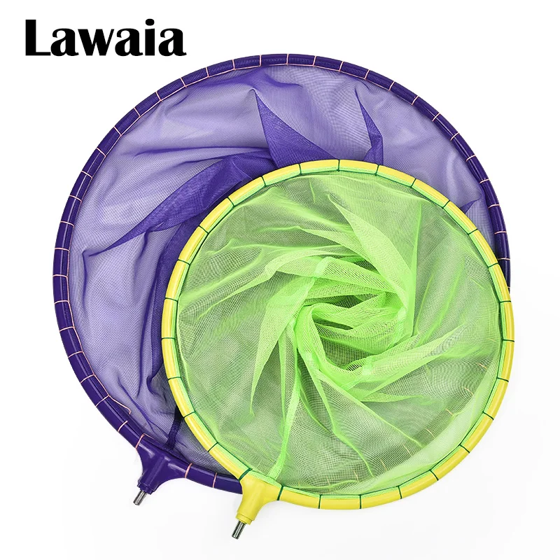 Lawaia рыболовная сетка с головкой Nano сетчатая карманная цветная ловяющая рыбка