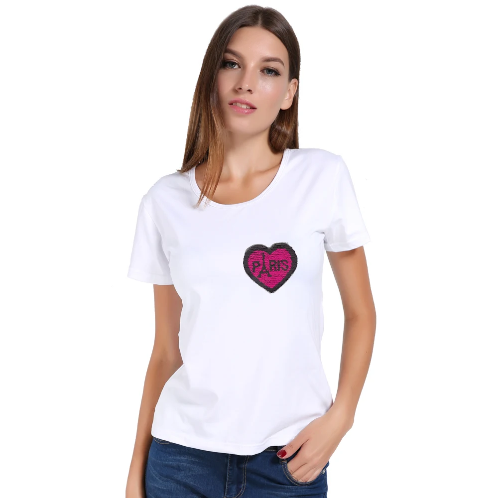 Нашивки XC маленького размера с двусторонними блестками для одежды Пришивные