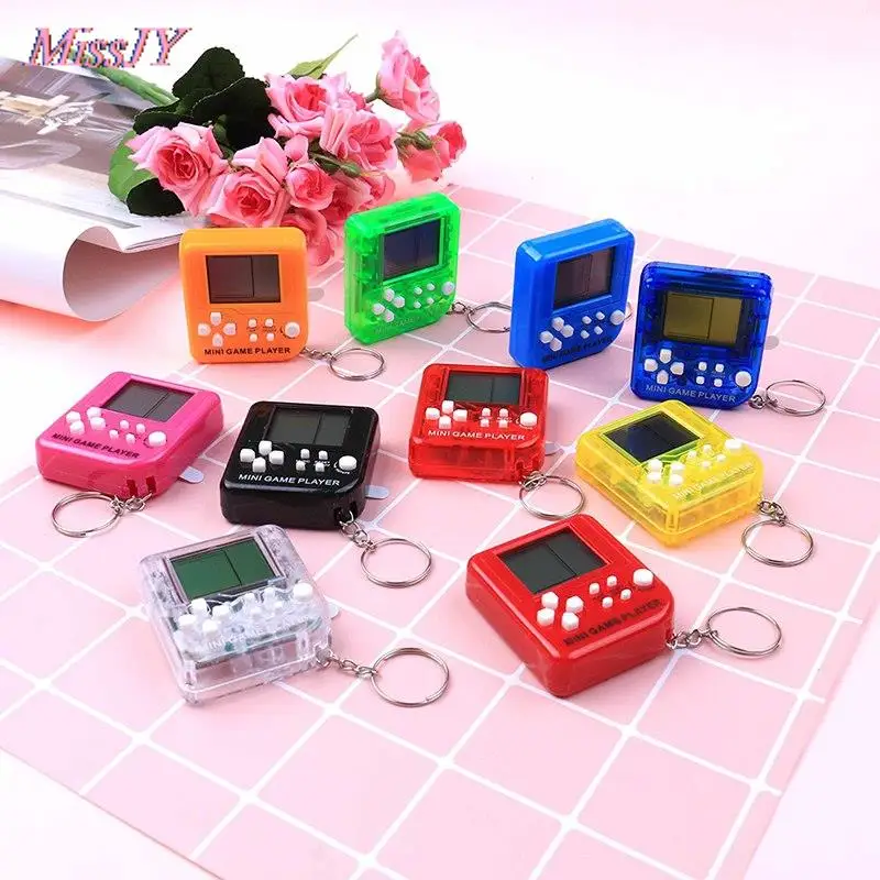 Классический мини-брелок для Тетрис электронная игра обучающие игрушки детей