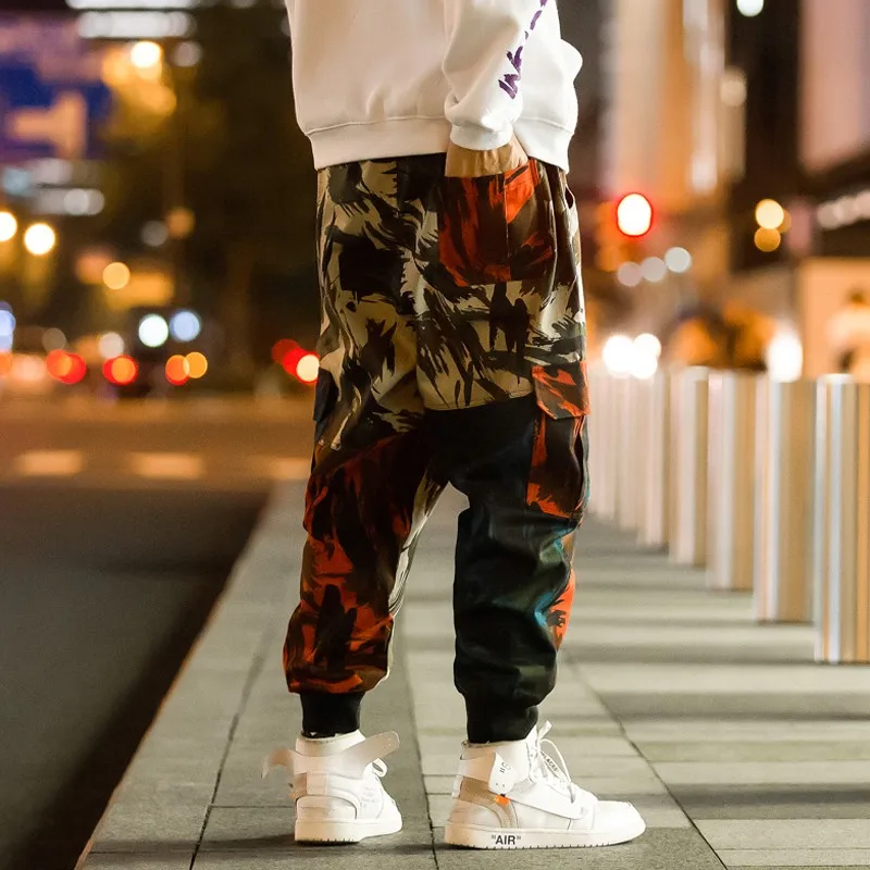 M-5XL мужские шаровары большие размеры уличная одежда камуфляжные штаны в стиле