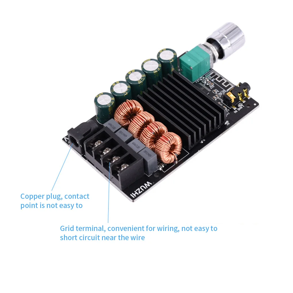 

ZK-1002 Bluetooth 5.0 Sound Amplifier Board 2.0 Digital Stereo Amplificador Module Music Streaming Sound System