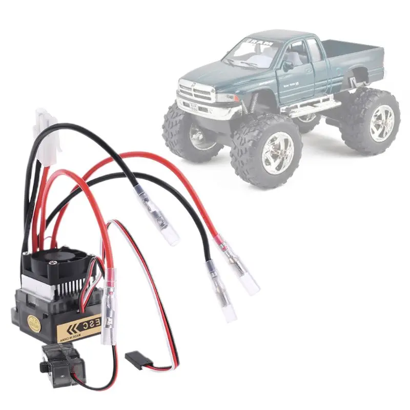 Внедорожный 320A 2 ~ 4S LiPo аккумулятор матовый ESC Регулятор скорости Т образный
