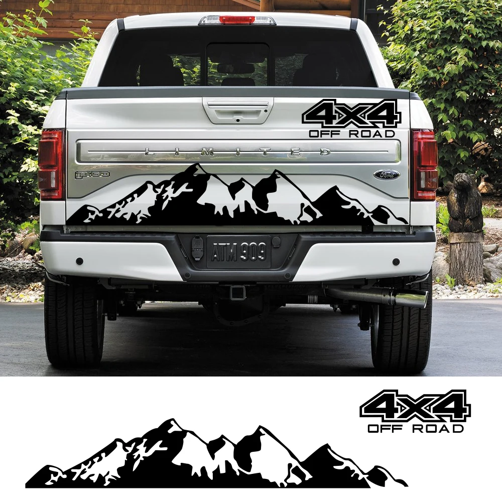 Автомобильная наклейка 4X4 графическая Виниловая для внедорожника Ford Ranger Raptor Pickup