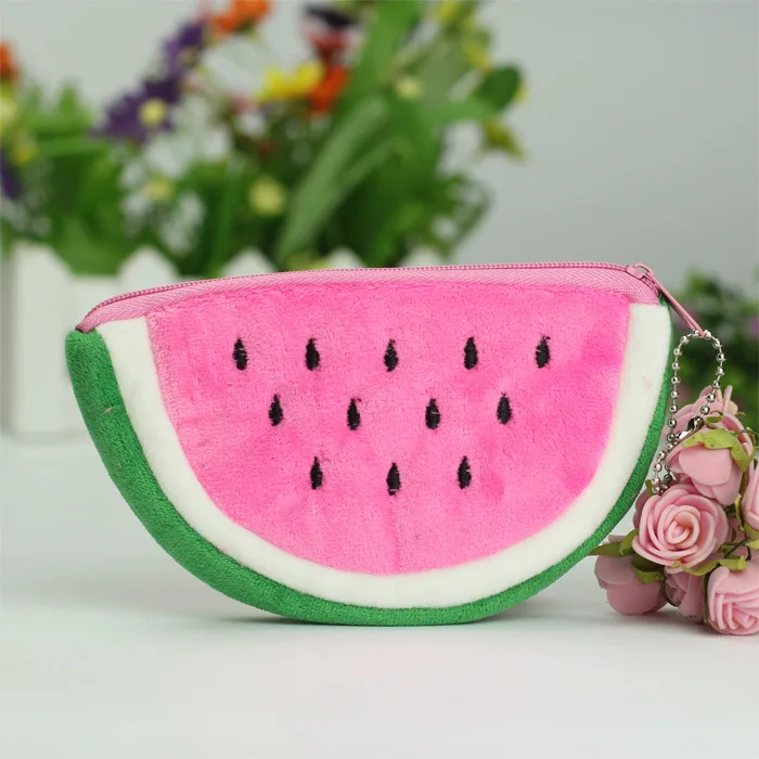 

Women Girls Watermelon Bag Coin Purse Favor Fish Extender Handbag Gift MAEA99