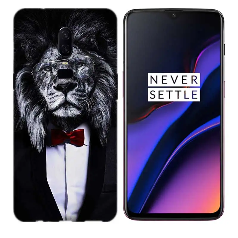Костюм Человек вещи): рубашка с галстуком Лев чехол для OnePlus 1 + 8 8T Nord 7T 7 Pro 6 6T чехлы