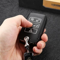 leather key cover for range rover velar 2018 sport land rover discover 5 2018 car key case holder new hot sale key