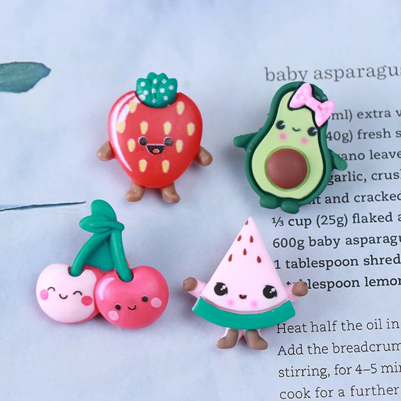 10 шт. кавайный мультяшный Кабошон из смолы с плоской задней стороной в виде