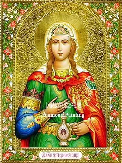 Алмазная картина квадратная алмазная, мозаичная, религиозная картина Стразы для вышивки крестом Алмазная Вышивка Хобби Broderie Diamant - Цвет: AP1-154