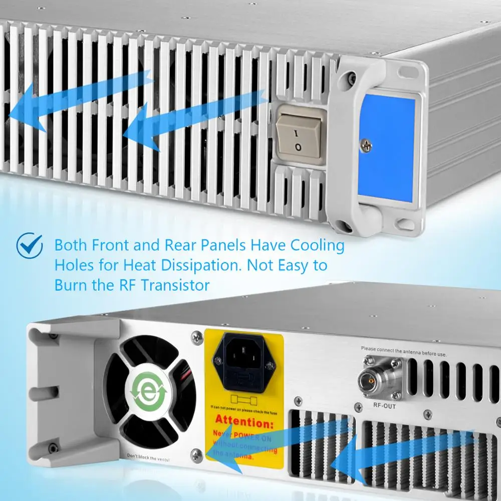 FSN5.0 1000 Вт 1KW FM передатчик RDS радио радиовещание + профессиональная дипольная