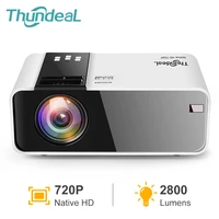 thundeal td90 mini projector native 1280 x 720p led beamer android wifi hd smart projector home theater cinema 3d movie video