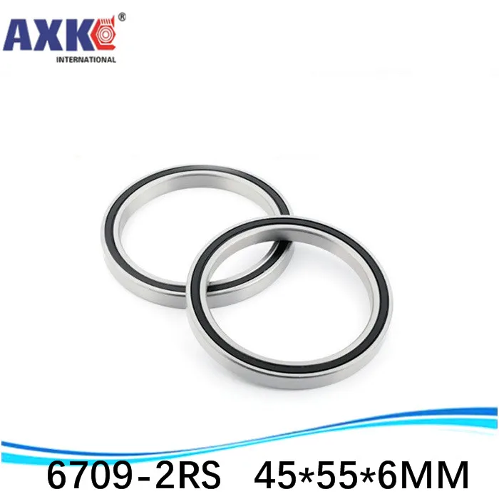 88888 The High Quality of Ultra-thin Deep Groove Ball Bearings 6709-2RS 45*55*6 Mm * Inch Bearing AXK Steel Ra 0.8 Machinery 99 |