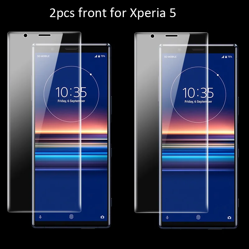 2xfront Imak Гидрогелевая пленка для sony Xperia 1 5 Защитная Прозрачная Олеофобная пленка - Цвет: 2xfront
