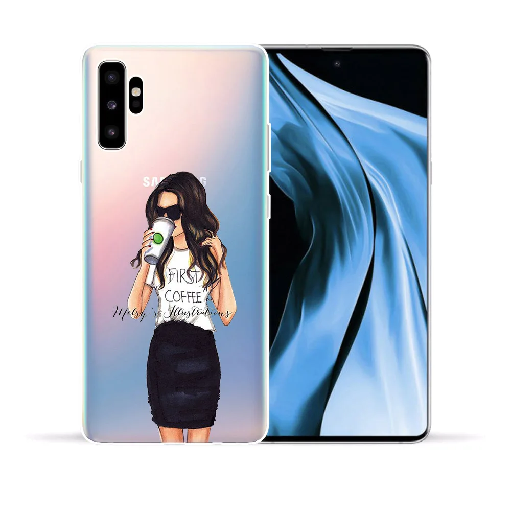 Fashion Classy Paris Girl Summer Legs Soft TPU Case For Coque Samsung Galaxy NOTE 10 Pro 5G Note 9 8 5 M10 M20 M30 Cover | Мобильные