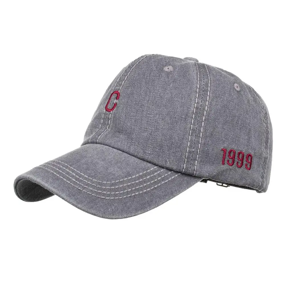 Унисекс мужская и женская одноцветная шляпа с буквенным принтом регулируемая