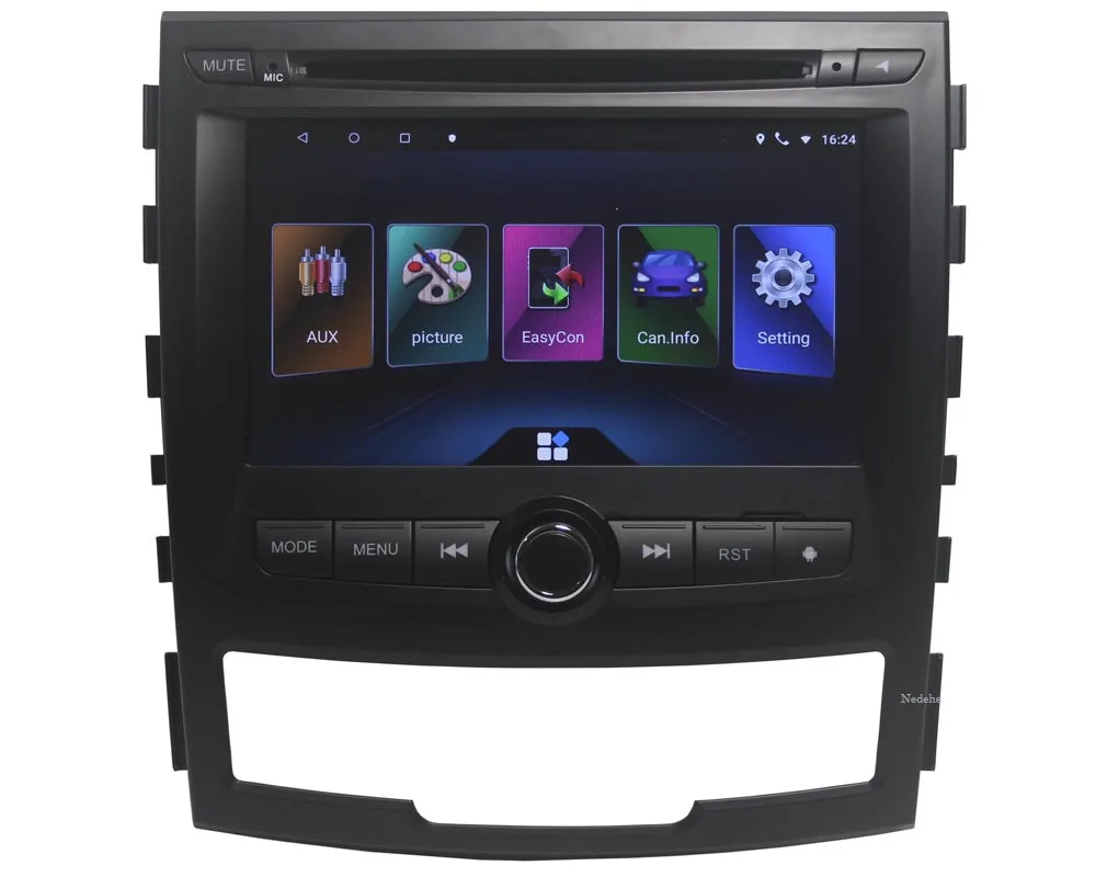 DSP ips экран ram 4G rom 64G Android 8,1 2 DIN Автомобильный dvd-плеер для SSANGYONG KORANDO gps навигация радио мультимедиа Sterero карта