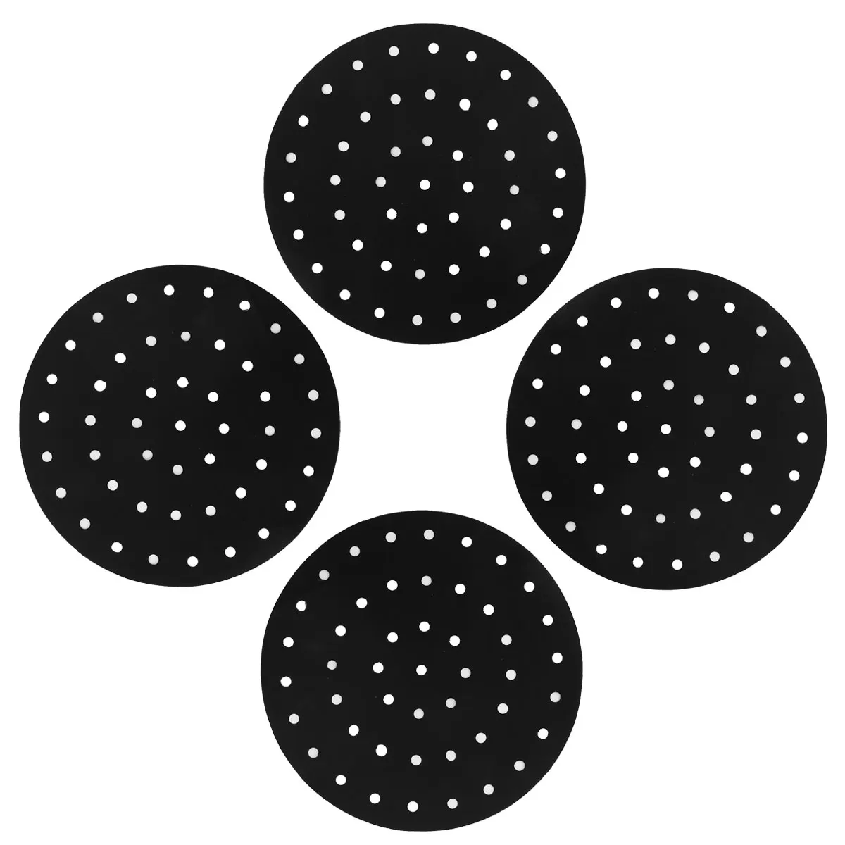 Круглые коврики для гриля многоразовые антипригарные подкладки барбекю из