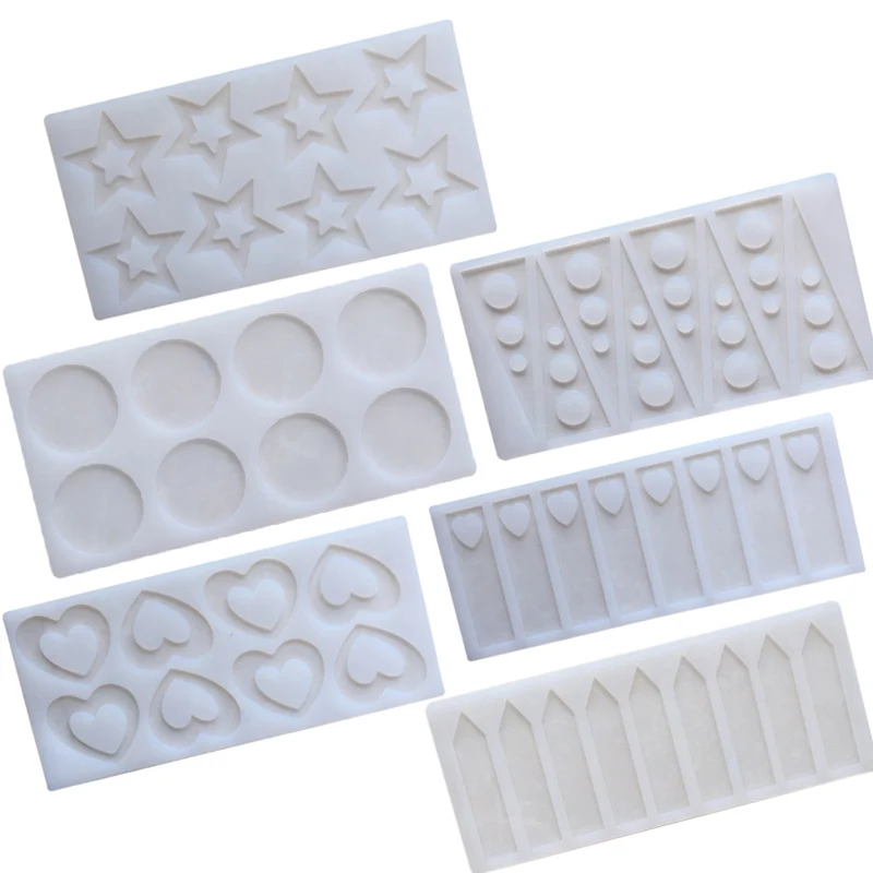 3D форма в форме звезды силиконовая инструменты для украшения торта круглая