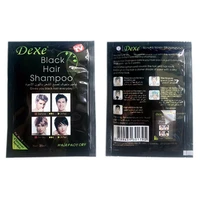 pro 10pcs herb natural fast black hair restoring dye shampoo black hair shampoo dyeing hair in black