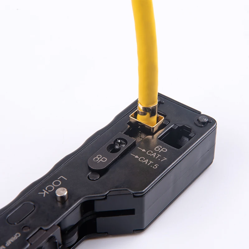 Инструмент для обжима сети и связи модульные Заглушки RJ45/RJ11/RJ12 Cat7/Cat.6A 8P 6P