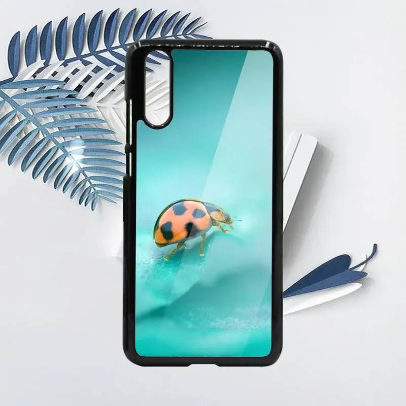 

ladybug animal flower plant Phone Case PC For Samsung galaxy S note 8 9 20 10 e lite2019 plus pro ultra