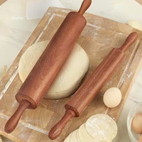 practica wood rolling pin l smooth dough roller cookie dough baking rolling pin fondant cake patisserie kitchen tools dh50gmz