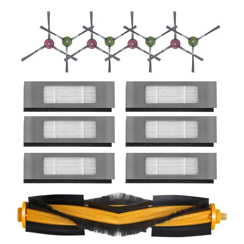 

Сменные детали для пылесоса Ecovacs T9 POWER MAX AIVI, основная и боковая щетки, фильтр НЕРА, 15 шт.