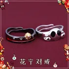 Кольцо Аниме Jibaku Shounen Hanako-kun Yashiro Nene S925 парные кольца для женщин и мужчин модные ювелирные изделия кольцо для косплея Рождественский подарок регулируемое
