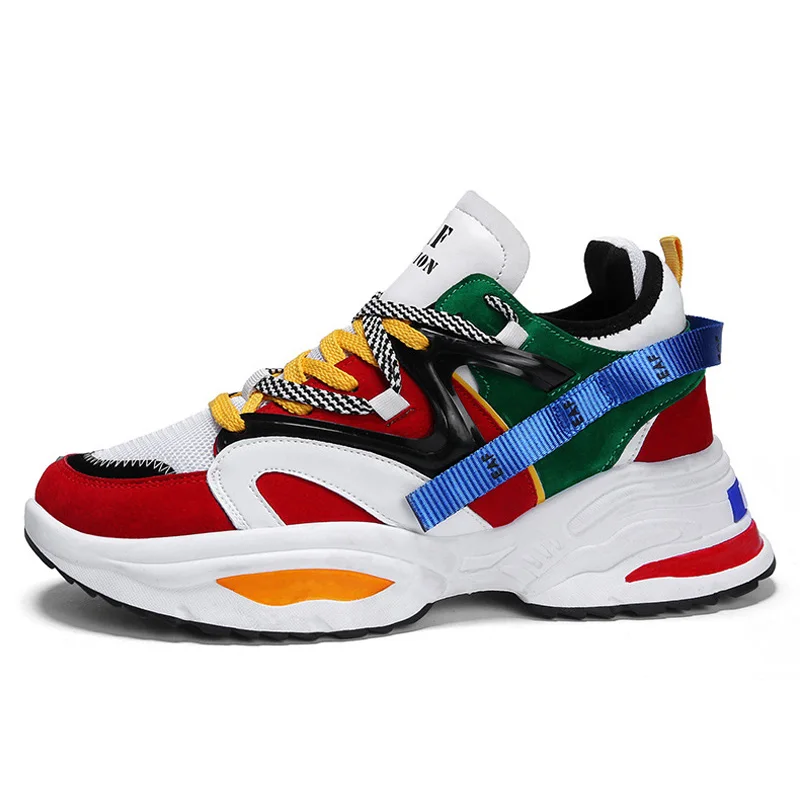 

Fashion Sneakers Women Vulcanize Shoes Platform Sneakers Colorful Breathable Women Trainers Women Chunky Sneakers Tenis Feminino