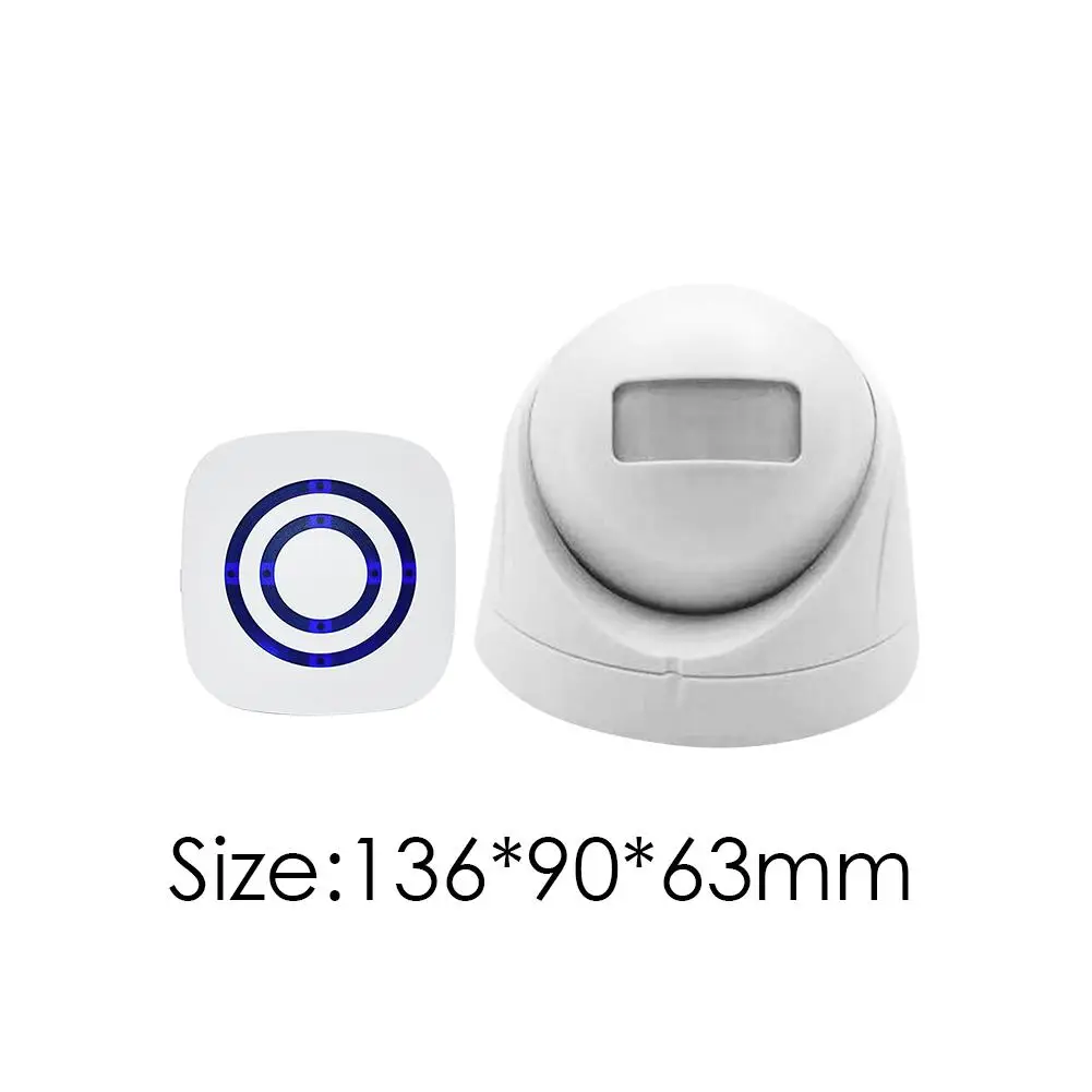 

New Hot Sale Welcome Chime Bell 38 Tune Songs 1 Launcher 1 Receiver Home Security Intelligent Waterproof Alarm Doorbells