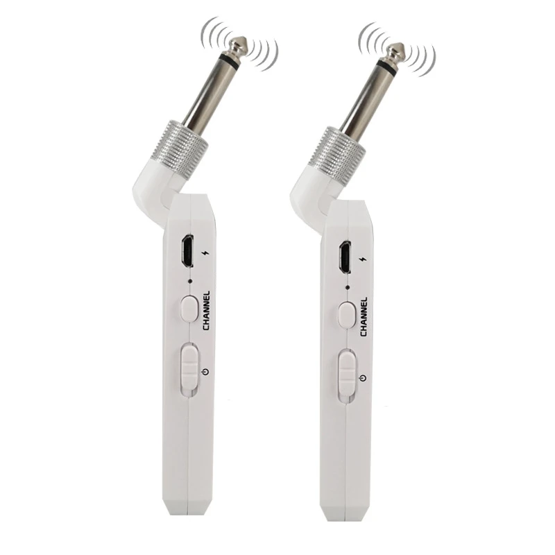 

CUVAVE WP-5G 5.8GHz Wireless Guitar System Rechargeable Audio Transmitter 4 Channels with USB Quick Charge