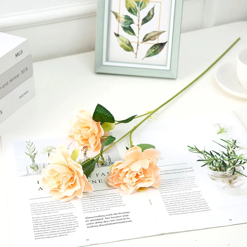 Искусственные красные цветы азалии 9 см высококачественные устойчивые к