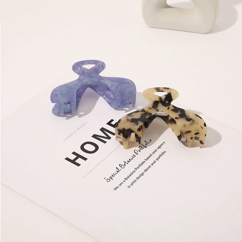 

Acetate Hair Claw Sweet Fairy Butterfly Hairpin Clip Gradient Tie-Dye Colored Styling Tools Barrettes For Women Girls Vintage
