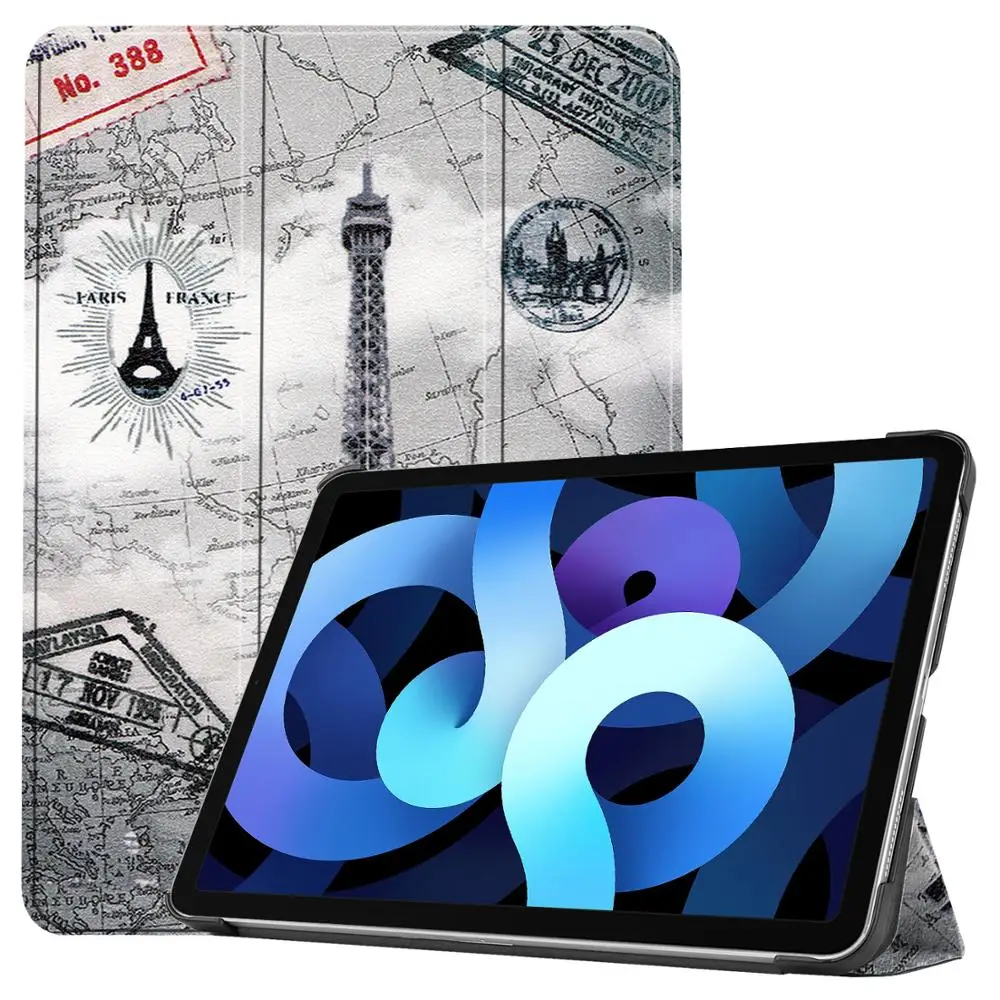 

Чехол Kemile для iPad Air 4 10,9 2020, чехол с держателем для карандашей, умный чехол-подставка для iPad Air 4 10,9 дюйма 2020, чехол