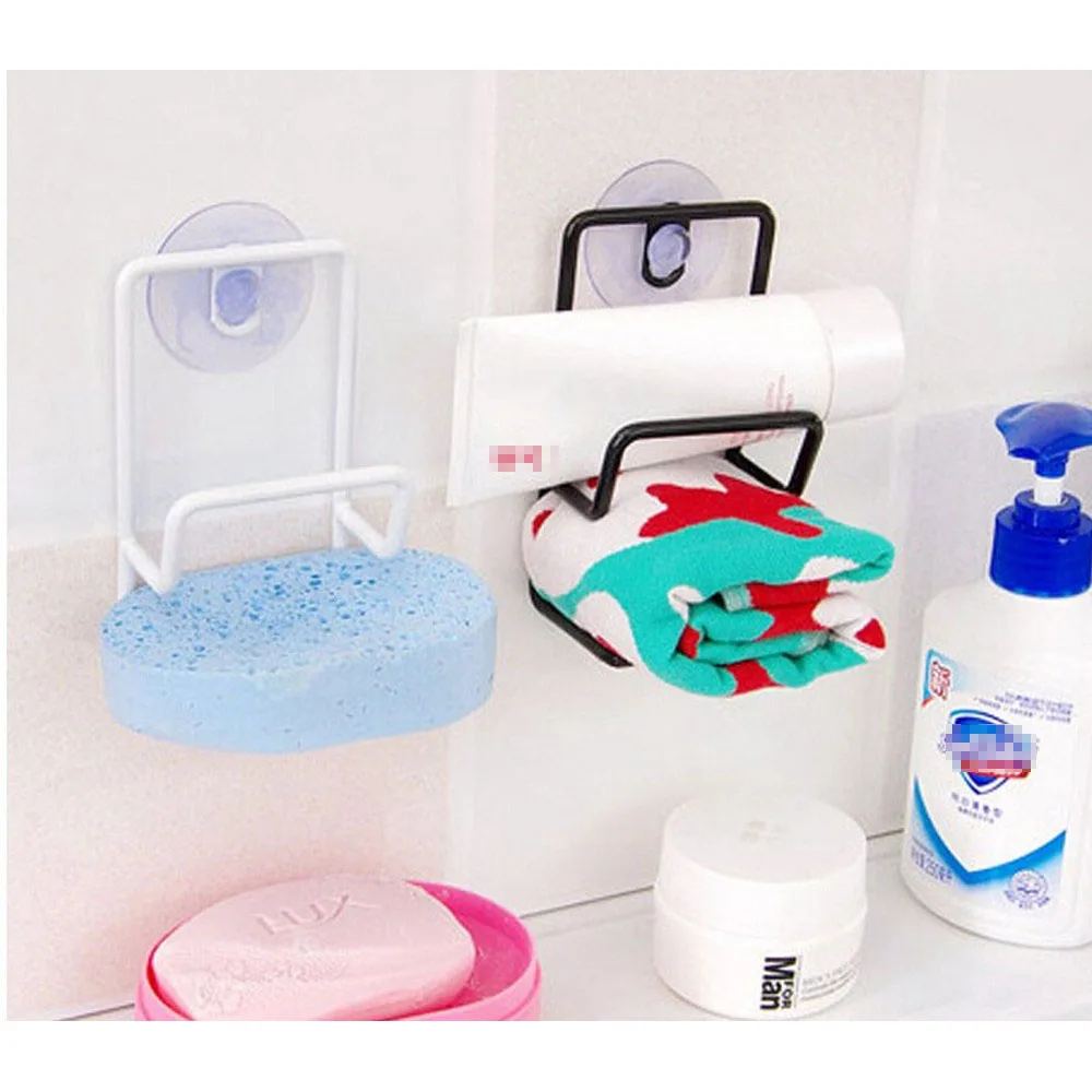 

2020 sponge drain rack hanging Multi-layer wrought iron sink sponge drain rack Miscellaneous storage rack Simple suction cup