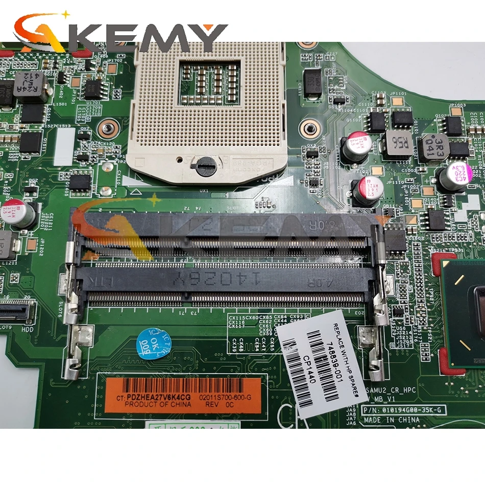 

747152-001 747152-501 For HP Pavilion 15-D 255 G2 EM2100 Notebook Mainboard 01019BG00-491-G 216-0841036 DDR3 Laptop motherboard
