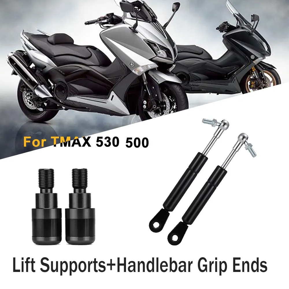 

Handlebar Ends For Yamaha TMAX 500 2002-2011 Struts Arms Lift Supports ForTMAX 530 2012- 2019