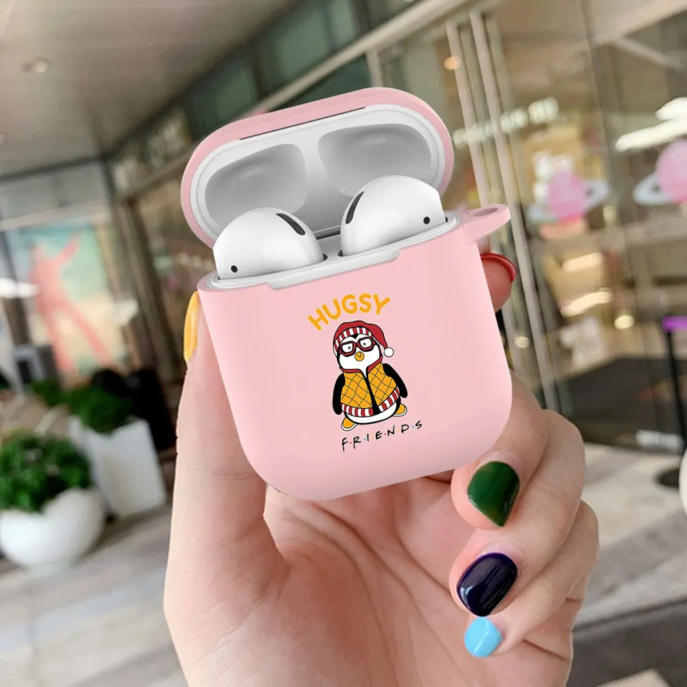 

Central Perk Coffee Friends How You Doin Soft TPU Case For AirPods 2 1 Pink Silicone Wireless Bluetooth Earphone Box Matte Cover