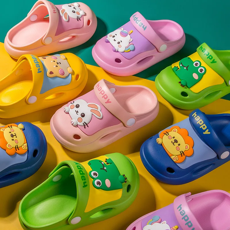 

Летние Нескользящие Шлепанцы из ЭВА для детей 2-8 лет