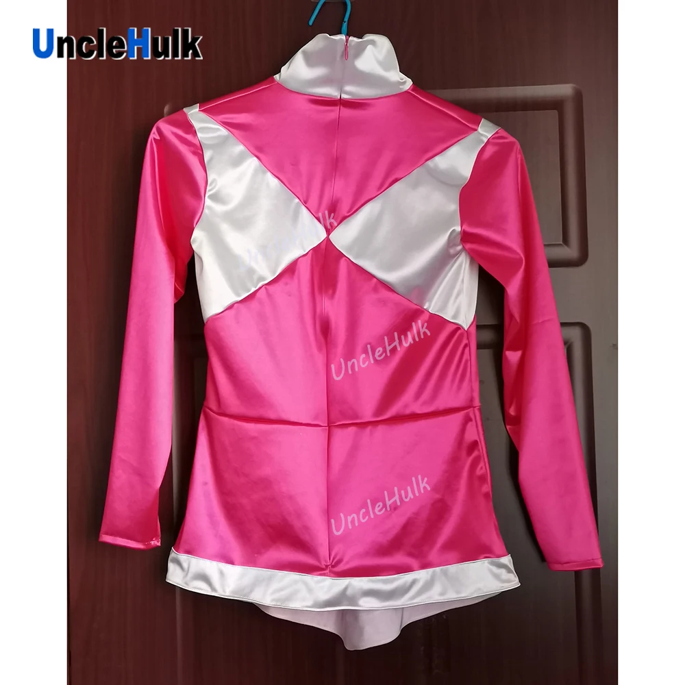 Атласные топы и брюки Mighty Ranger Morphin Pink Soldier Ptera Range | UncleHulk Тематическая одежда