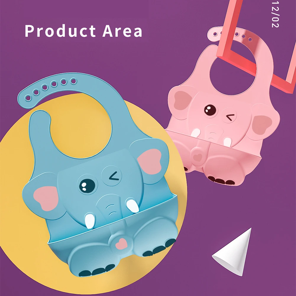 Детские слюнявчики водонепроницаемые силиконовые регулируемые нагрудники в